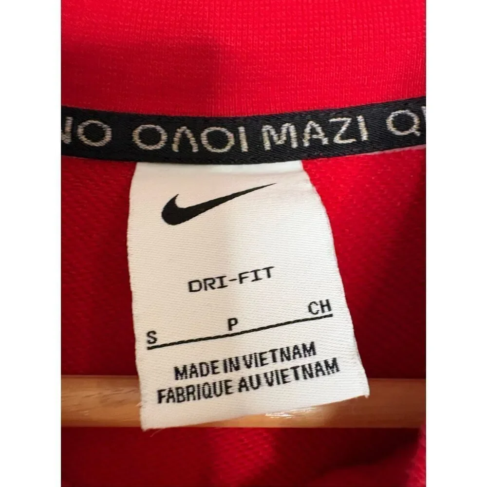 Nike USA Womens Basketball 2024 Olympic Village Red Fleece Sweatshirt Size Small